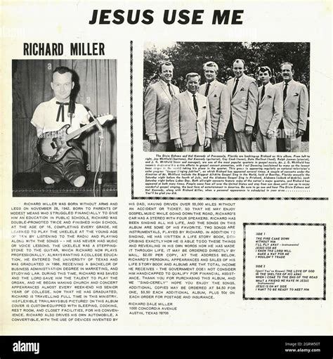 little richard miller jesus use me|Jesus Use Me by Richard Miller (Album, Gospel): Reviews, .